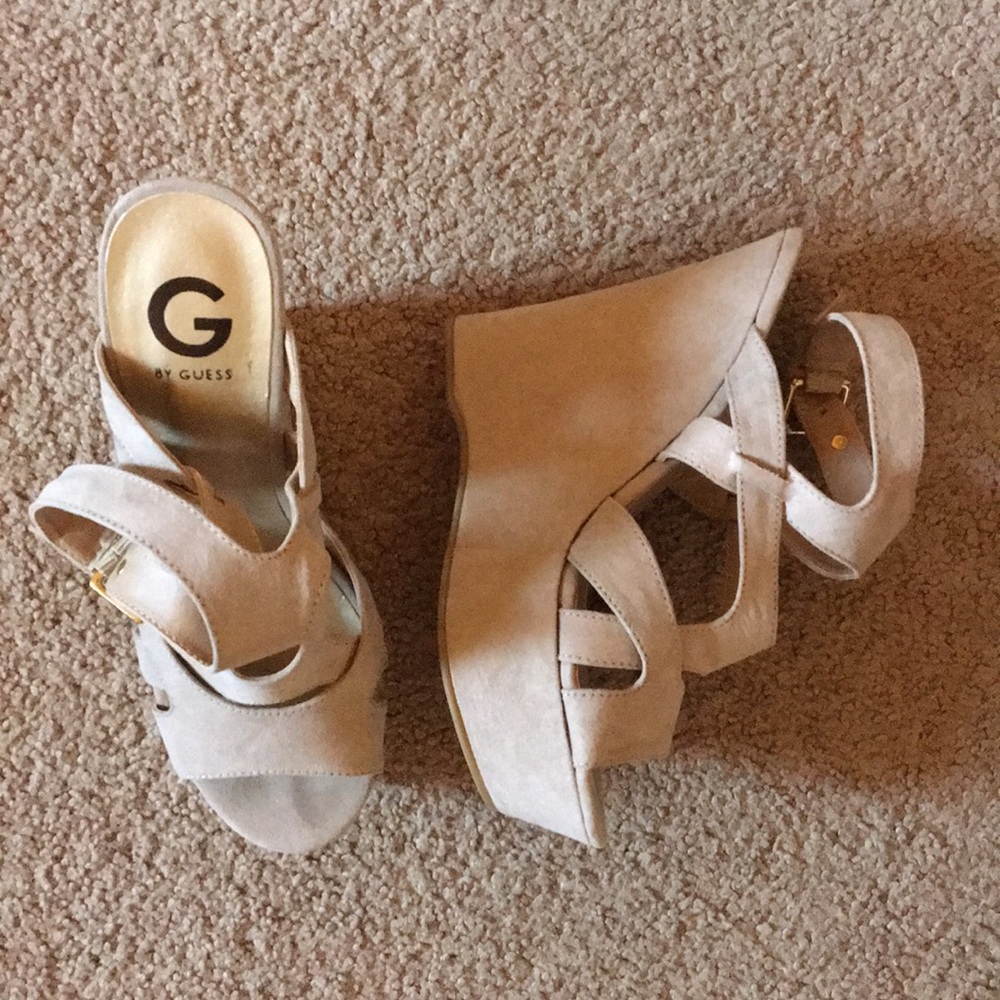 G by Guess Nude Heels
